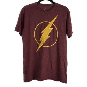 The Flash Tee Graphic Shirt DC Comics Short Sleeve Crewneck Pullover Unisex Top